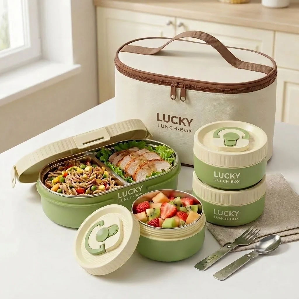 Meal Prep Or Prep Meal - Kotak Bekal Bento Termal dari Baja