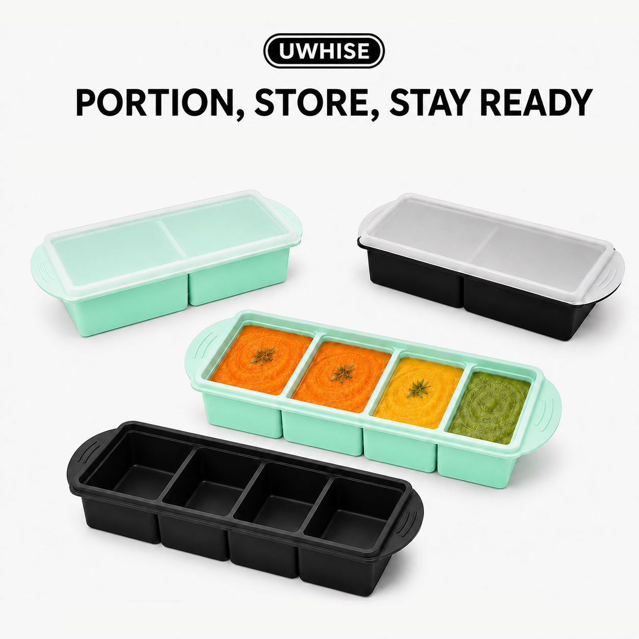 Meal Prep Template - Uwhise Wadah Penyimpanan Makanan Bayi dari