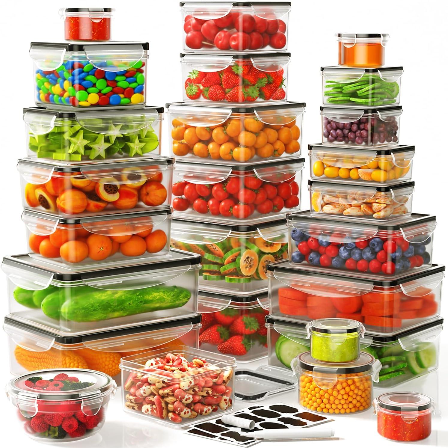 40 buah Set Wadah Penyimpanan  - Meal Prep Kitchen ulasan dan harga
