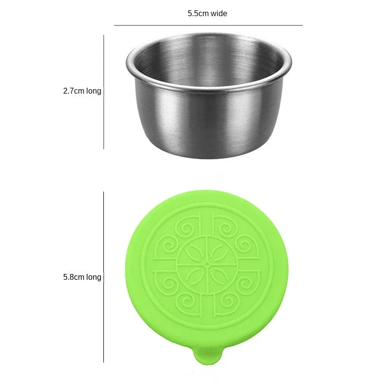 6 Buah/Set Wadah Saus Celup Ba - Sauce Dipping Cup ulasan dan harga