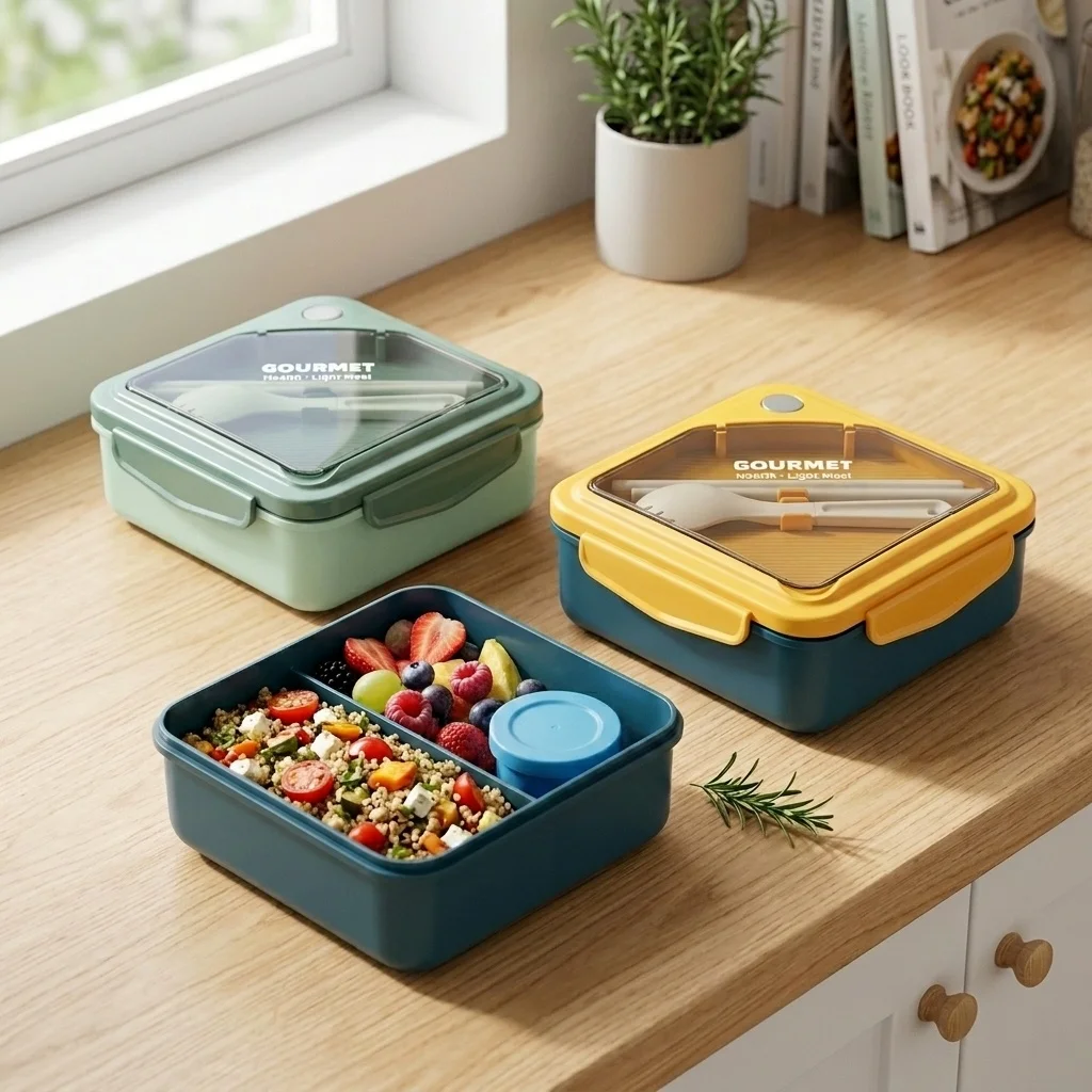 Kotak Bekal Bento Plastik Tert - Meal Prep Or Prep Meal ulasan dan harga