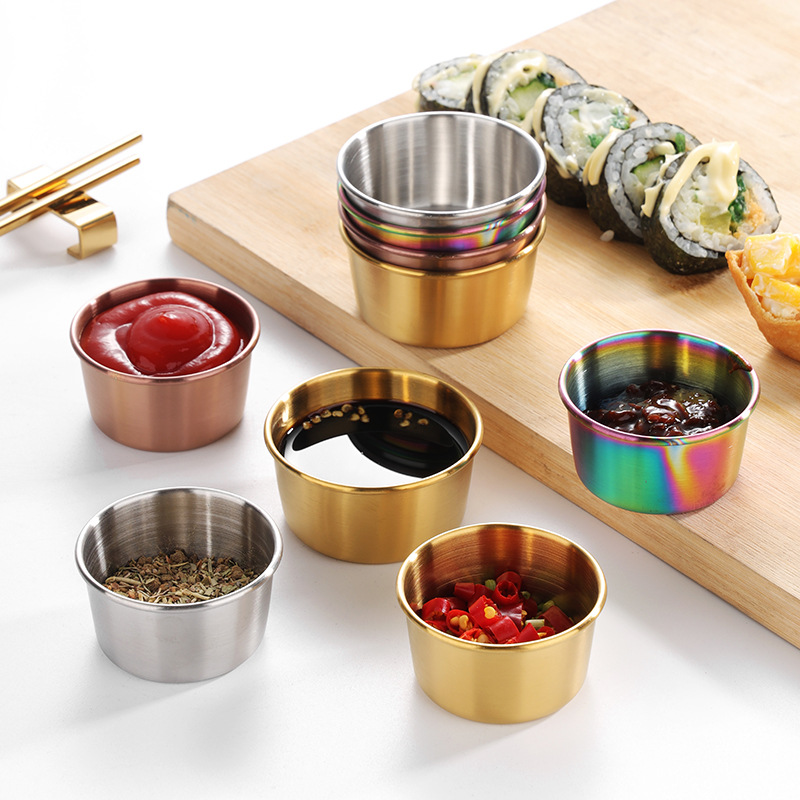 Cangkir celup baja tahan karat - Sauce Dipping Cup ulasan dan harga