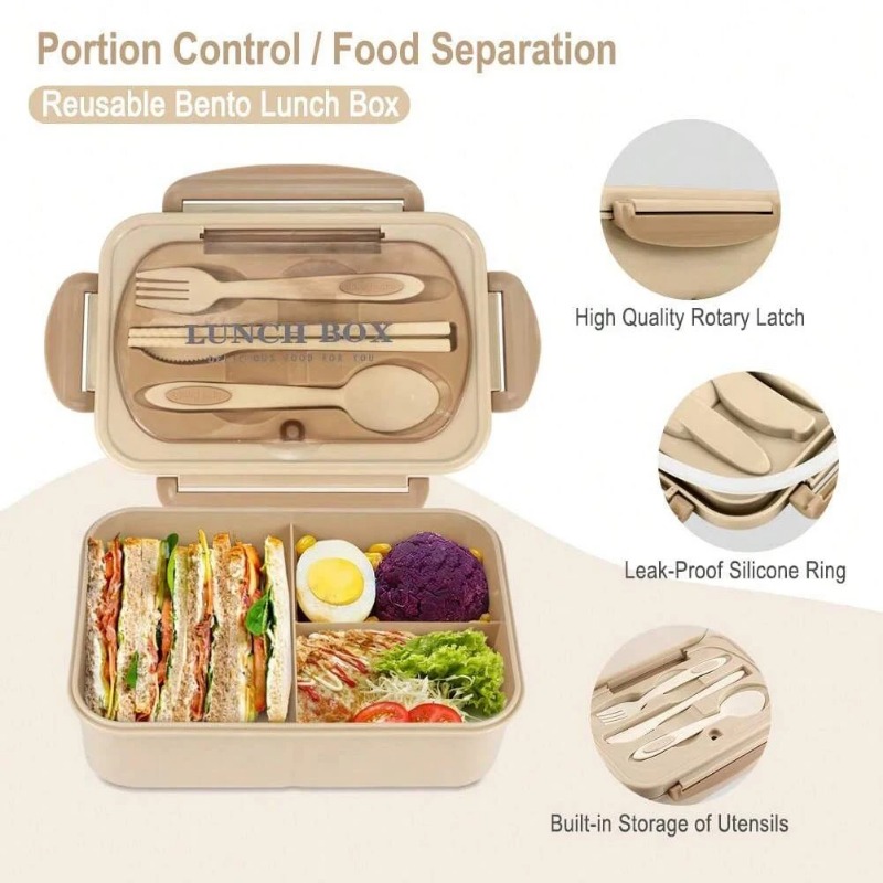 3 Buah/1 Buah Kotak Bento Kota - Meal Prep Bowl ulasan dan harga