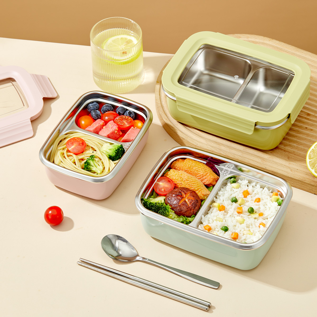 Kotak Makan Siang Kompartemen  - Meal Prep Bowl ulasan dan harga