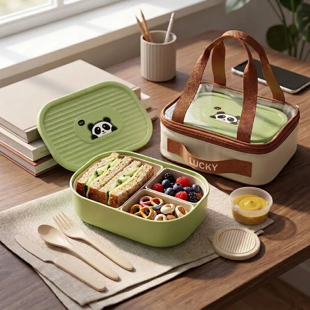 Kotak Bekal Anak dengan Tutup, - Meal Prep Or Prep Meal ulasan dan harga