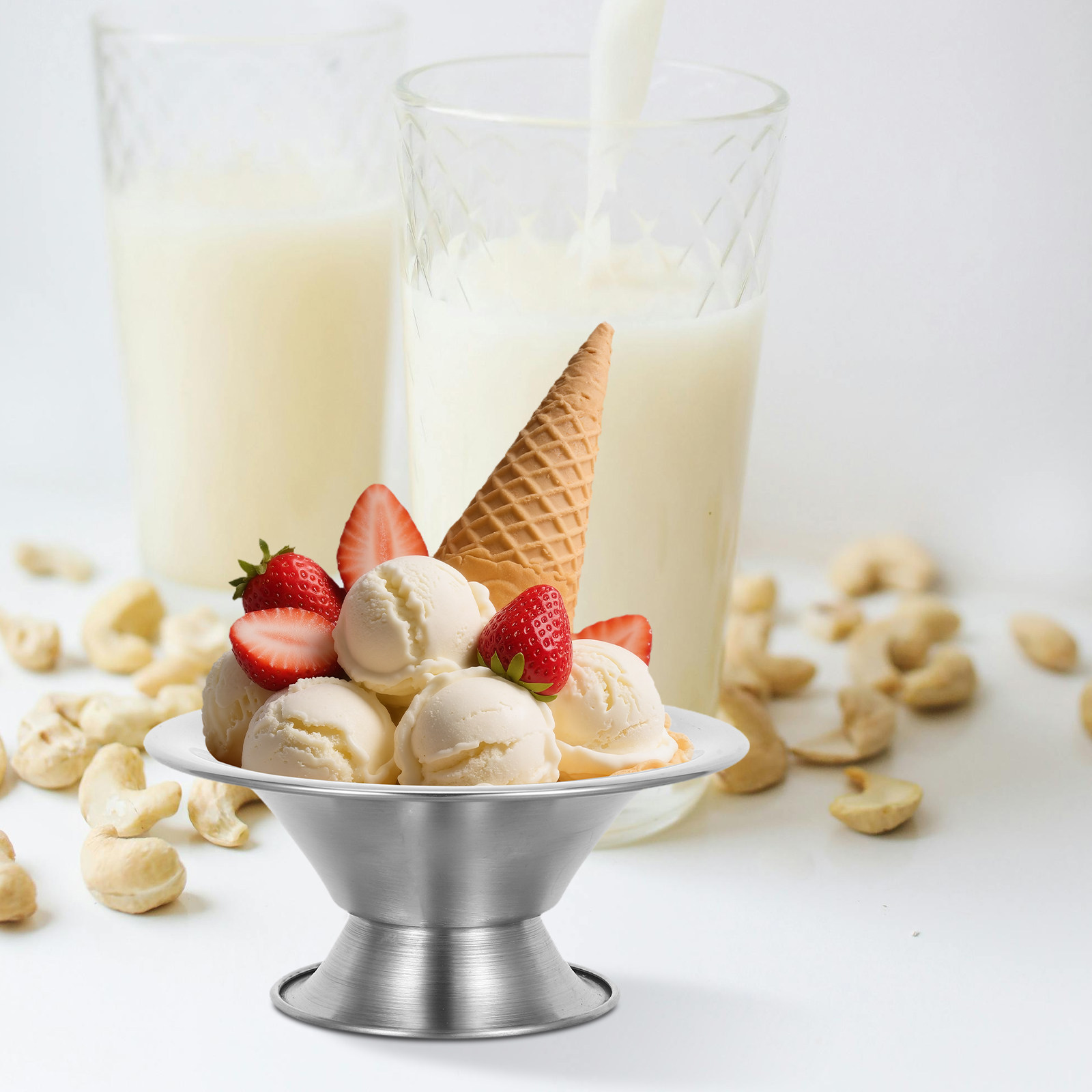 Mangkuk Salad Baja Tahan Karat - Sauce Dipping Cup ulasan dan harga
